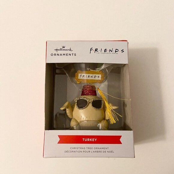 Hallmark Christmas Turkey Ornament Friends TV Series Warner Bros New in box - Picture 6 of 6